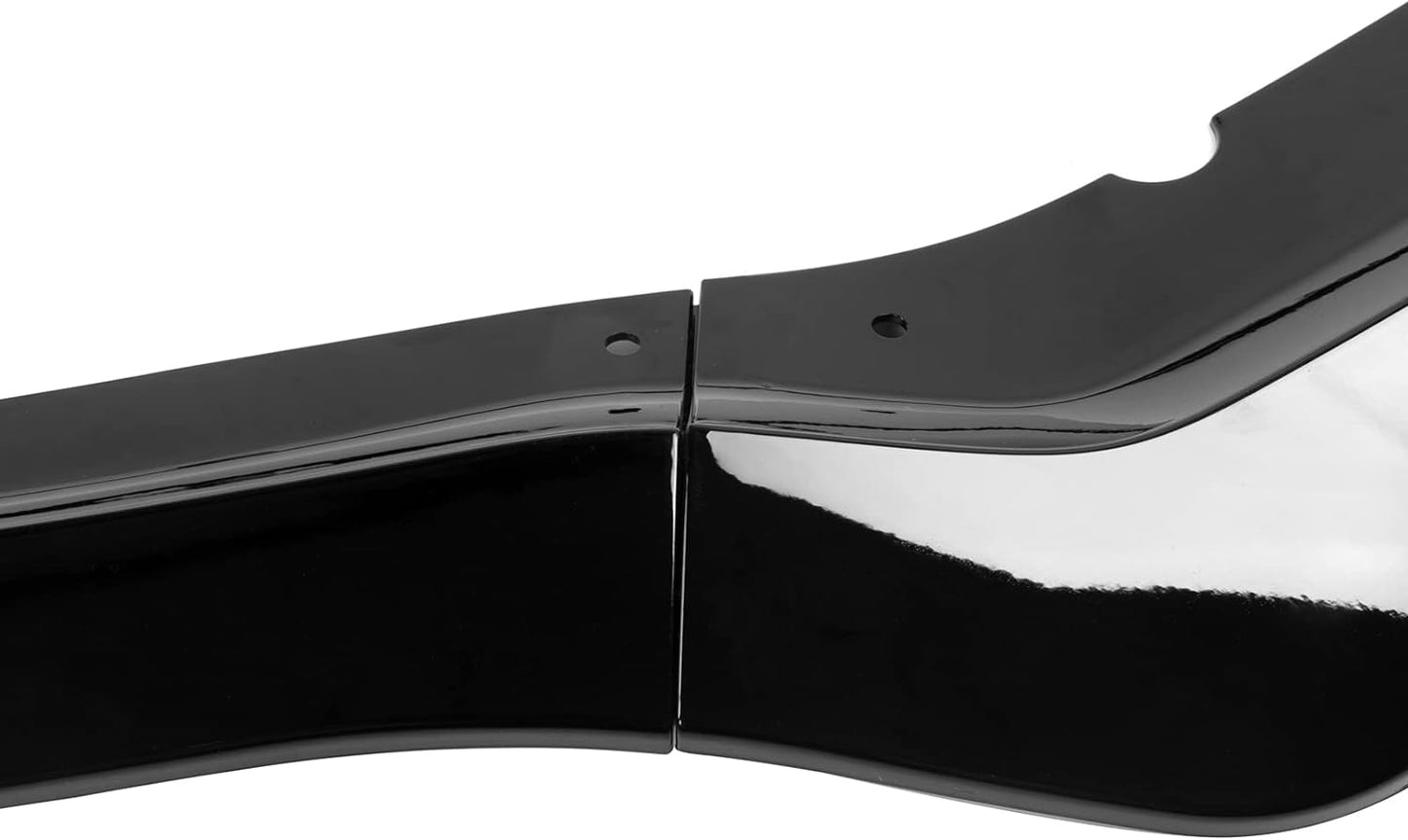 2020 - 23 Charger Widebody Gloss Black Front Bumper Lip 4PC
