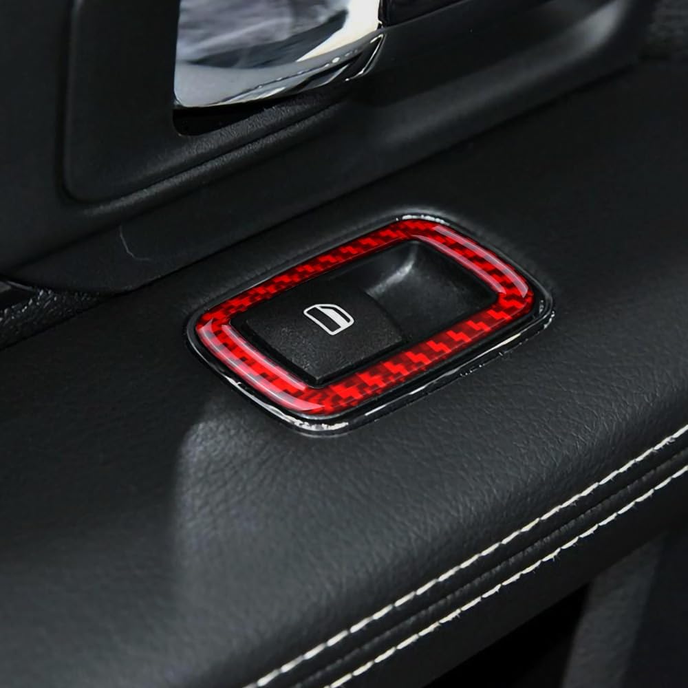 2016 - 18 Dodge Ram Carbon Fiber Window Switch Panel Overlays | Next-Gen Carbon