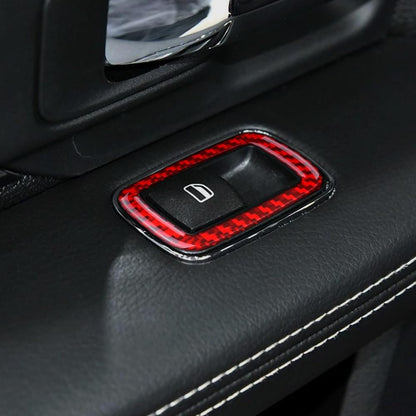 2016 - 18 Dodge Ram Carbon Fiber Window Switch Panel Overlays | Next-Gen Carbon