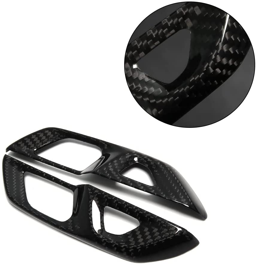 C8 Corvette Carbon Fiber Unlock/Lock Button Trim Cover | Next-Gen Carbon
