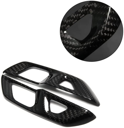 C8 Corvette Carbon Fiber Unlock/Lock Button Trim Cover | Next-Gen Carbon