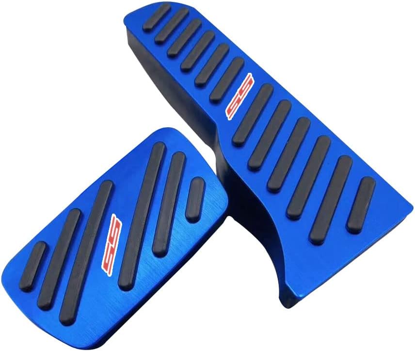 2016 - 24 Camaro Aluminum Gas and Brake Pedal Covers with SS Emblem | Next-Gen Speed