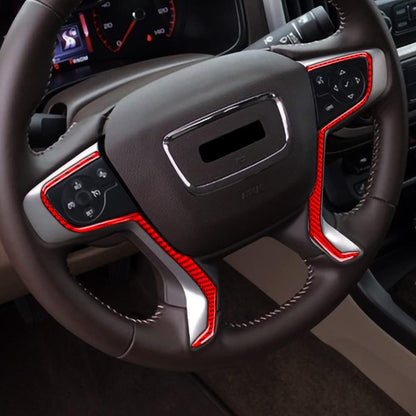 2015 - 20 Canyon Carbon Fiber Steering Wheel Trim Kit | Next-Gen Carbon