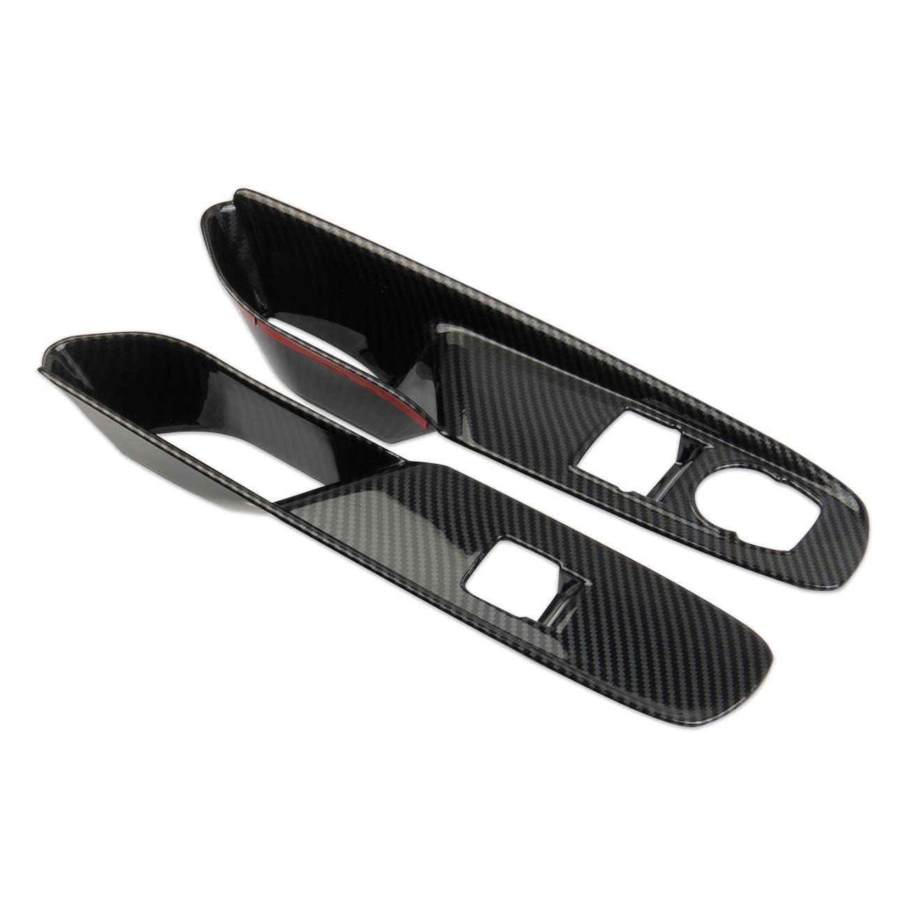 C8 Corvette Hydro-Carbon Fiber Interior Window Switch Covers
