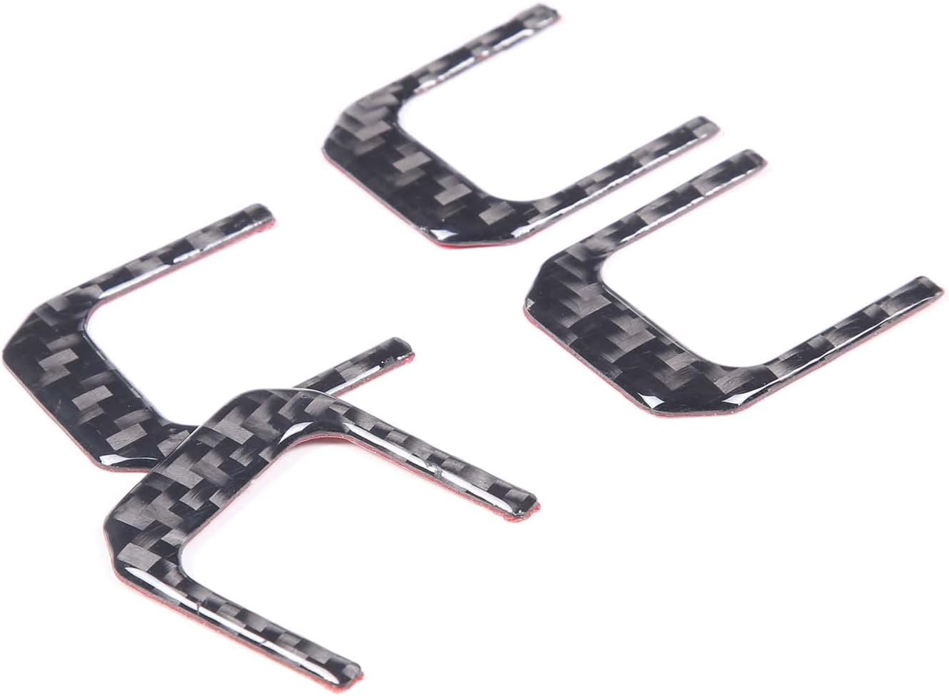 C8 Corvette Soft Carbon Fiber Sun Visor Clip Trim