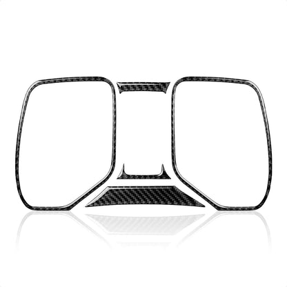 2010 - 15 Camaro Carbon Fiber Speedometer Trim Cover Kit | Black / Red Carbon
