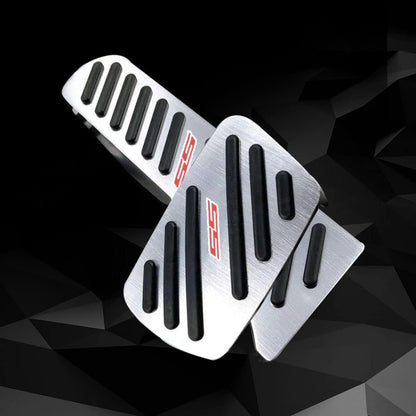 2016 - 24 Camaro Aluminum Gas and Brake Pedal Covers with SS Emblem | Next-Gen Speed