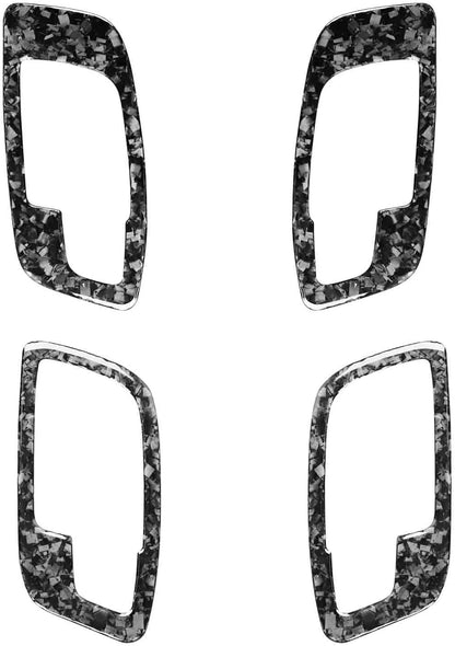 2011 – 24 Dodge Charger Forged Carbon Fiber Interior Door Handle Trim Covers