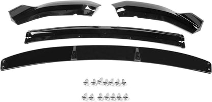 2020 - 23 Charger Widebody Gloss Black Front Bumper Lip 4PC