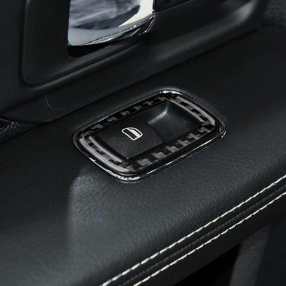 2016 - 18 Dodge Ram Carbon Fiber Window Switch Panel Overlays | Next-Gen Carbon