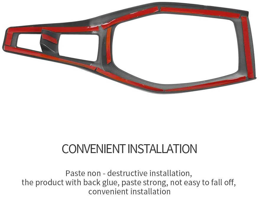 2016 - 24 Camaro Carbon Fiber Look Shifter Gearbox Trim Cover