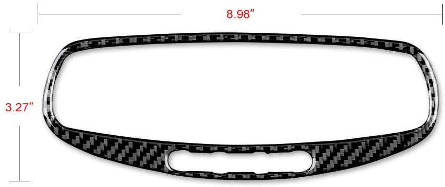 2010 - 15 5th Gen Camaro Carbon Fiber Rear-View Mirror Trim Overlay | Next-Gen Carbon