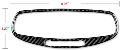 2010 - 15 5th Gen Camaro Carbon Fiber Rear-View Mirror Trim Overlay | Next-Gen Carbon
