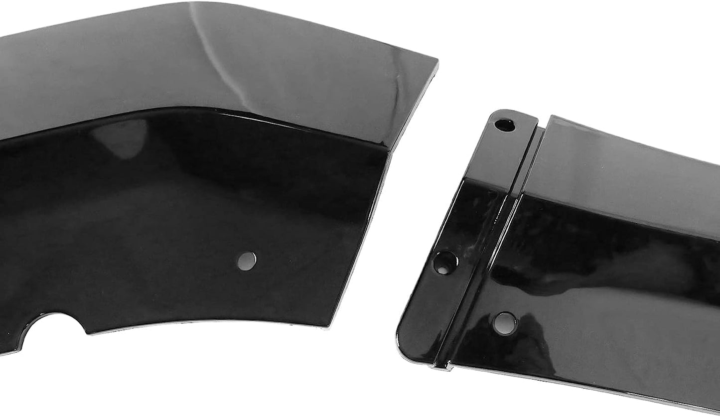 2020 - 23 Charger Widebody Gloss Black Front Bumper Lip 3PC