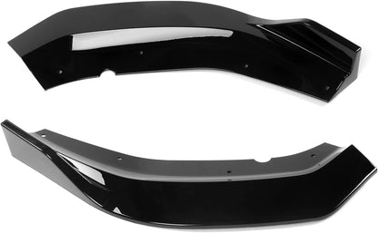 2020 - 23 Charger Widebody Gloss Black Front Bumper Lip 4PC