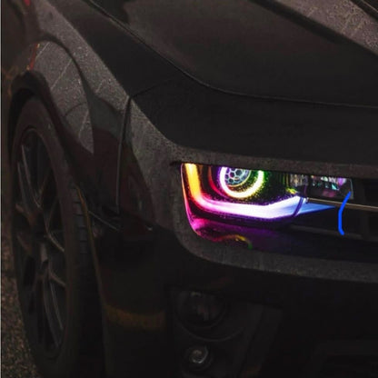 2010 - 13 Camaro Prebuilt RGB Flow Facelift Headlights image 0