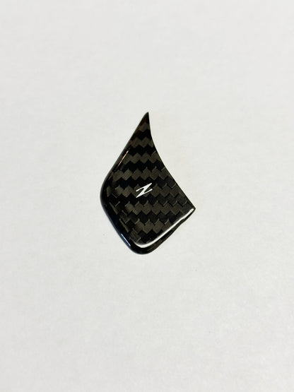 C8 Corvette Carbon Fiber Z Button Steering Wheel Button Cover | Next-Gen Carbon