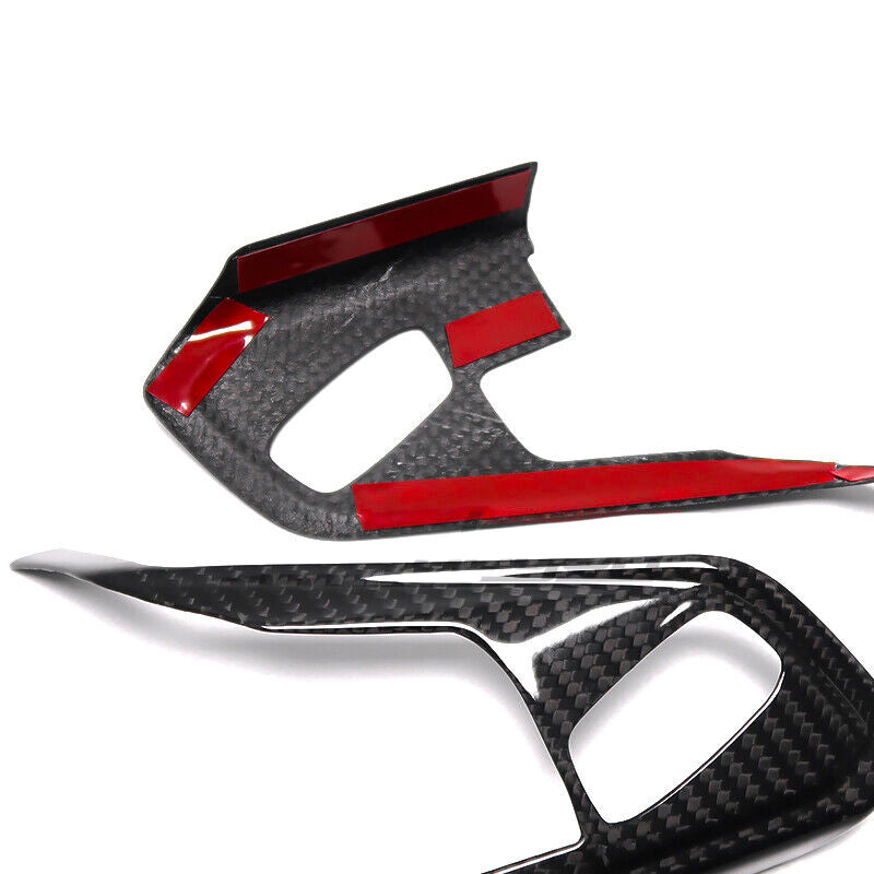 C8 Corvette Carbon Fiber Full Steering Wheel Trim Covers