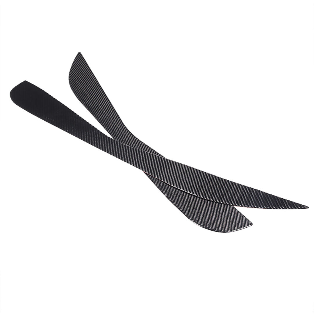 C8 Corvette Soft Carbon Fiber Door Kick Panel Insert Covers in Black / Red | Next-Gen Carbon