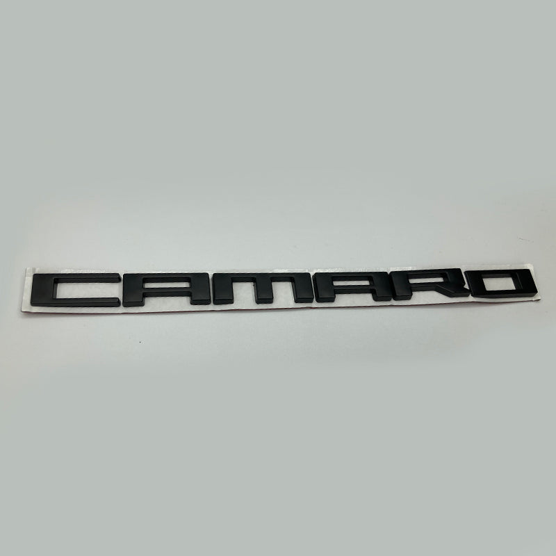2010 - 24 Camaro Fender Badge Camaro Logo | Black / Red