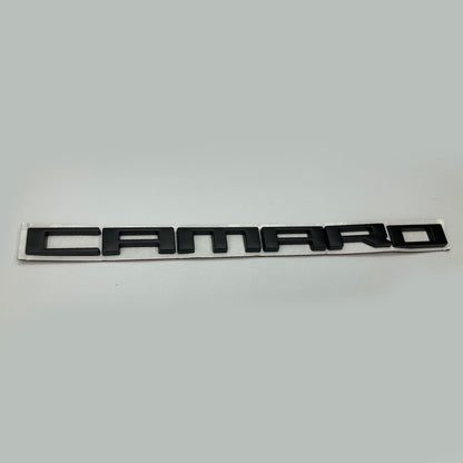 2010 - 24 Camaro Fender Badge Camaro Logo | Black / Red