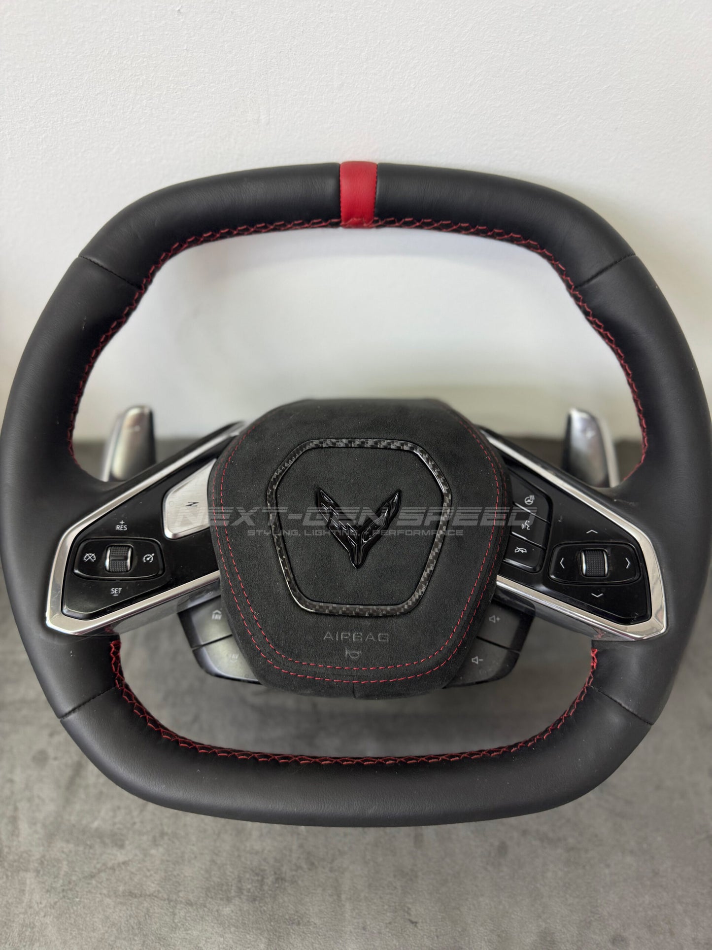 C8 Corvette RGB LED Custom Airbag Cover (Customizable) image 1