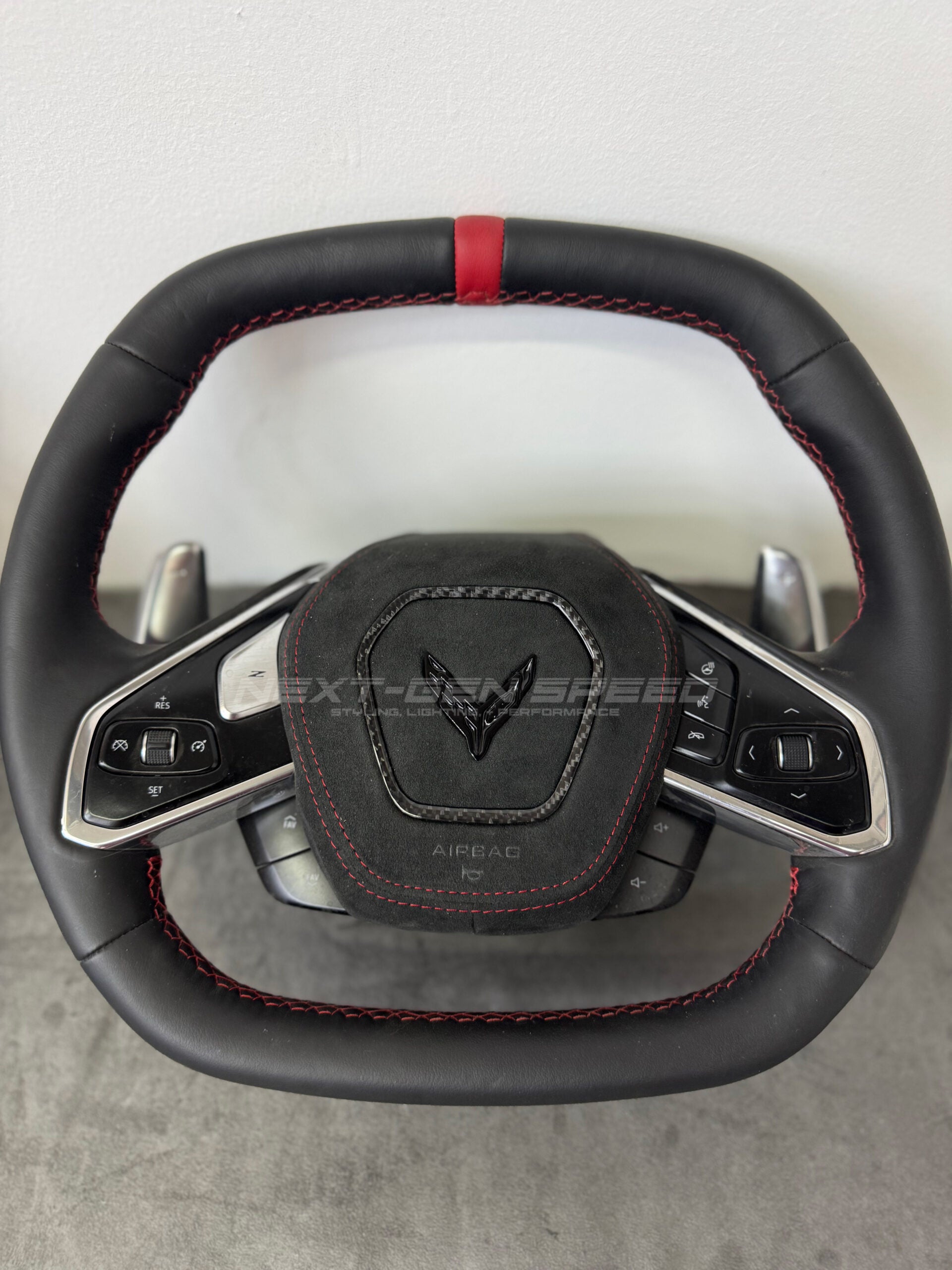 C8 Corvette RGB LED Custom Airbag Cover (Customizable) image 1