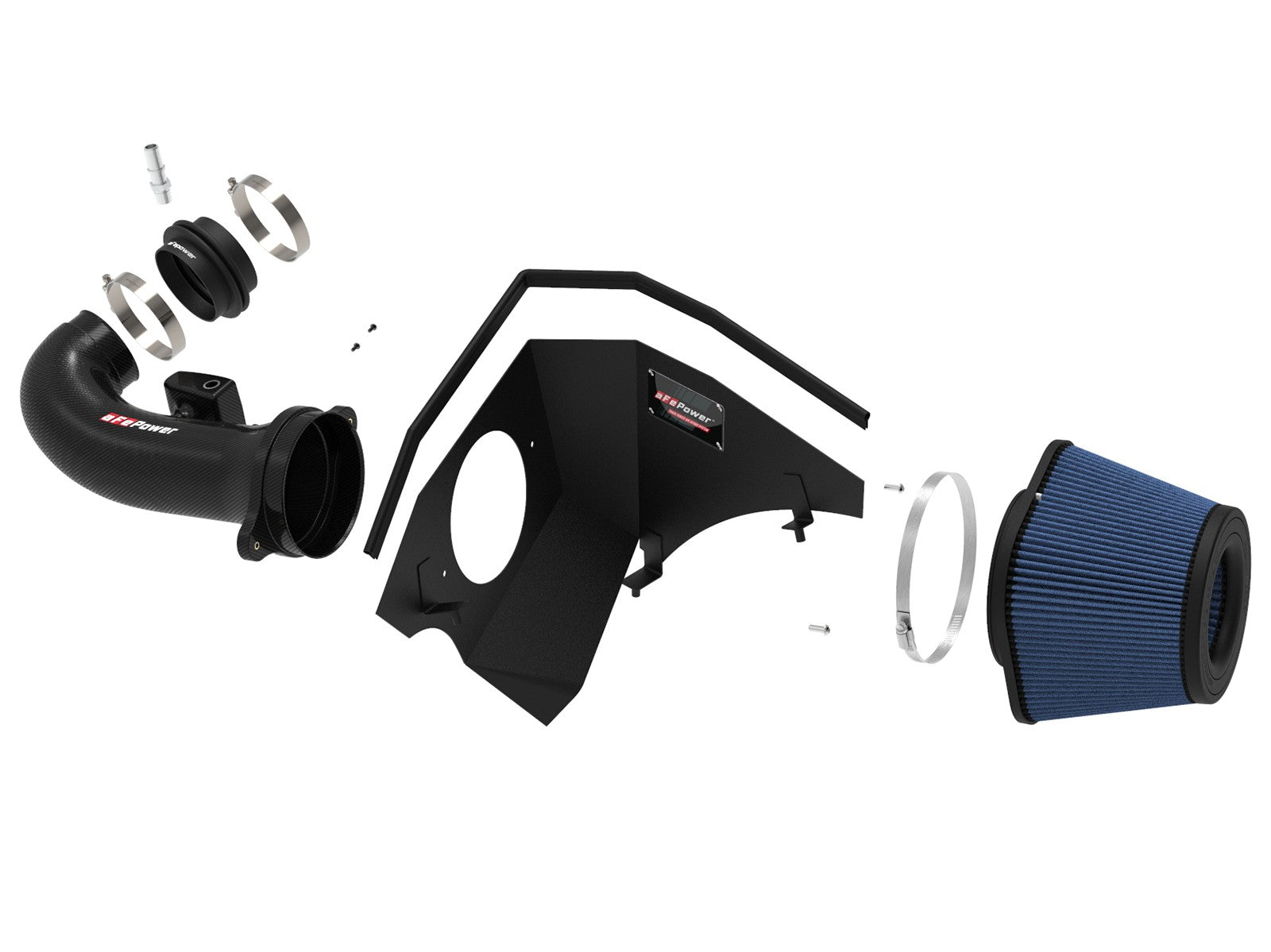 2016 - 24 Camaro SS (6.2L) Track Series Carbon Fiber Cold Air Intake System | aFe Power
