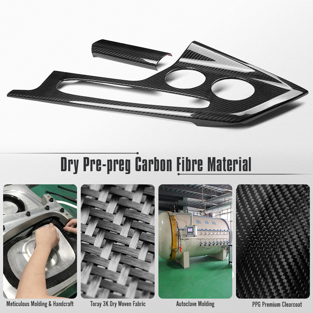 2026+ C8 Corvette Carbon Fiber Center Console Trim Cover Kit image 6