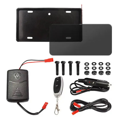 Blackout License Plate Electronic Cover