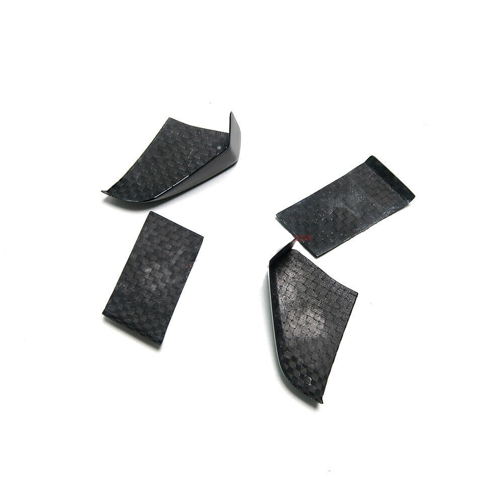 C8 Corvette Carbon Fiber Steering Wheel Button Covers (Black/Red/White/Blue) | Next-Gen Carbon