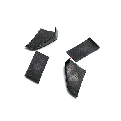C8 Corvette Carbon Fiber Steering Wheel Button Covers (Black/Red/White/Blue) | Next-Gen Carbon