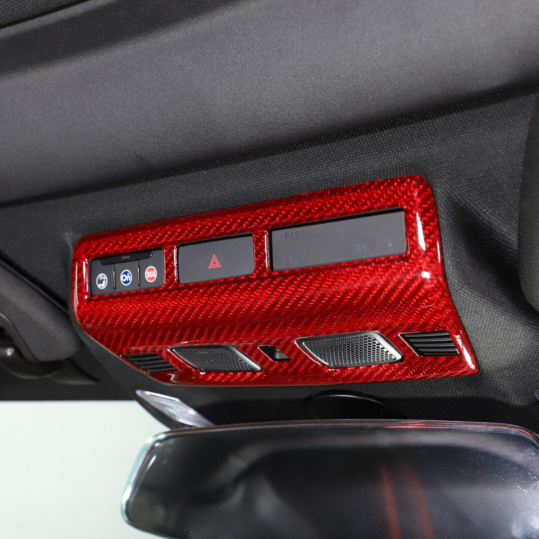 C8 Corvette Carbon Fiber Interior Upper Roof Reading Light Panel Replacement