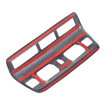 C8 Corvette Carbon Fiber Upper Roof Reading Light Panel Cover - Black / Red / Blue