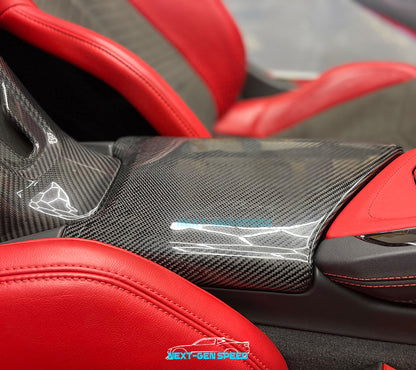 C8 Corvette Carbon Fiber Center Console Lid Replacement | Next-Gen Carbon