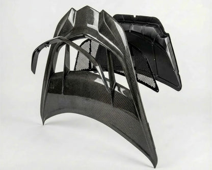 C8 Corvette ZR1 Style Functional Hood | Carbon Fiber image 0