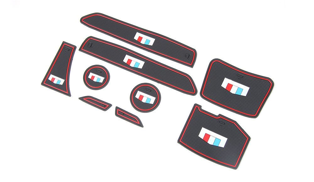 2016 - 24 Camaro Interior Non-Slip Rubber Mats (9 PC) image 7