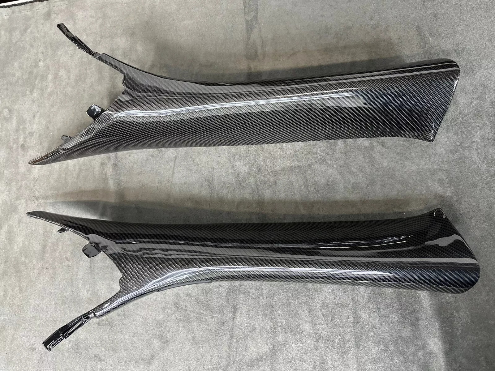 C8 Corvette Carbon Fiber Interior Windshield A-Pillar Replacements | Next-Gen Carbon