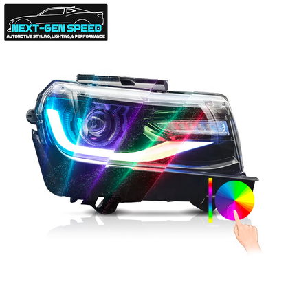 2014 - 15 Camaro Prebuilt Color Changing RGB 6th Gen Style Headlights