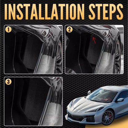 C8 Corvette Z06/E-Ray Side Intake Mesh Grilles (Metal)