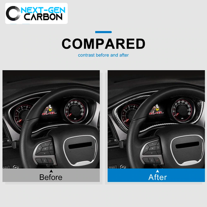 2015 - 24 Dodge Challenger Carbon Fiber Speedometer Trim Frame | Next-Gen Carbon