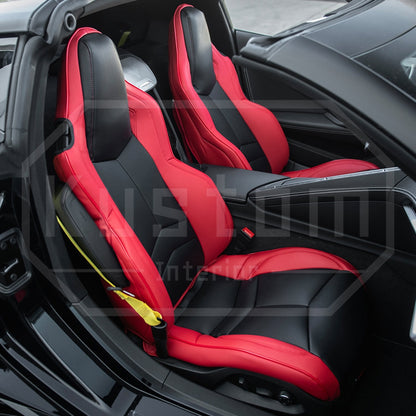 C8 Corvette GT1 Custom Leather Seat Covers