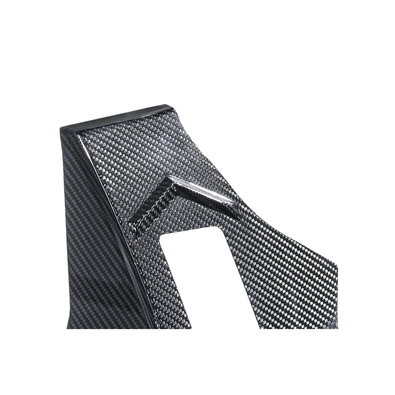 Corvette C8 Dry Carbon Fiber Rear Hatch Hinge Pillar Trim Cover Overlays image 1