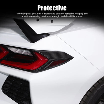 C8 Corvette Carbon Fiber Tail Light Side Bezel Cover