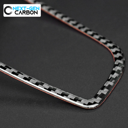 2015 - 24 Challenger Real Carbon Fiber Dashboard Insert Overlay