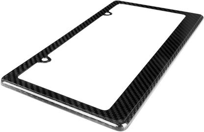 Vehicle Carbon Fiber License Plate Frame