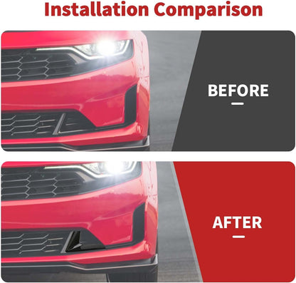 2019 - 24 Camaro LT/RS/LT1 ABS Carbon Fiber Front Grille Trim Inserts