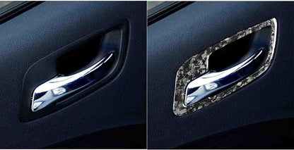 2011 – 24 Dodge Charger Forged Carbon Fiber Interior Door Handle Trim Covers