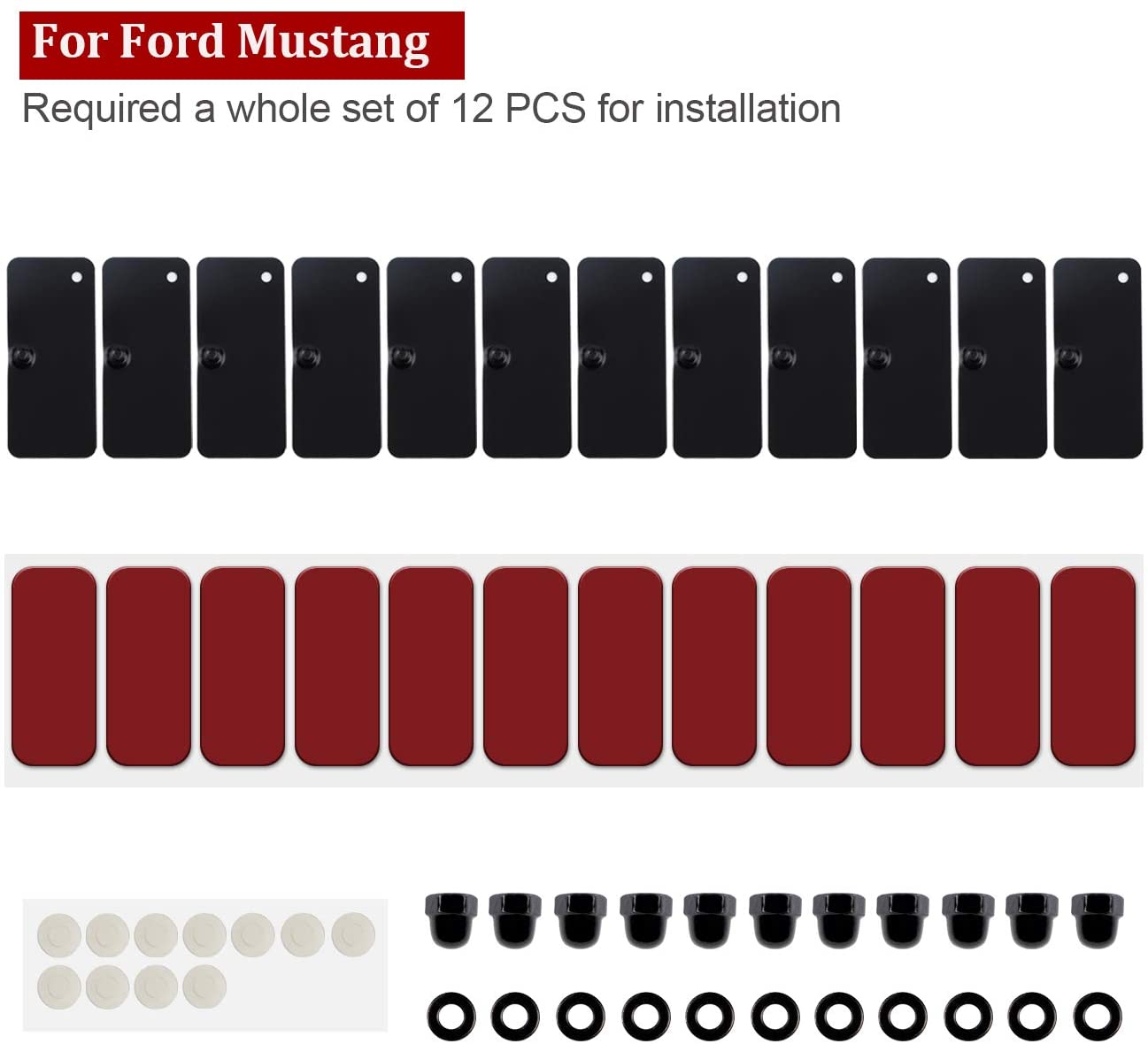 Rear Window Louver Hardware Kit