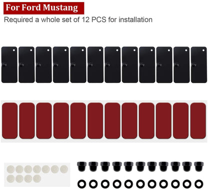 Rear Window Louver Hardware Kit